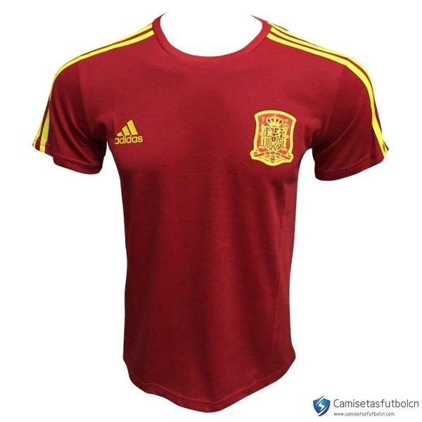 Camiseta Entrenamiento Seleccion España 2018 Rojo Amarillo